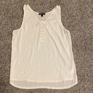 Off white tank